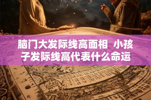 脑门大发际线高面相  小孩子发际线高代表什么命运