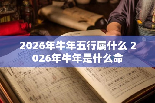2026年牛年五行属什么 2026年牛年是什么命