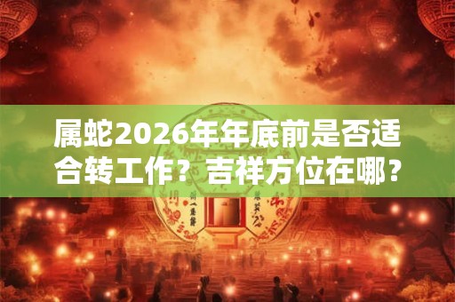 属蛇2026年年底前是否适合转工作？吉祥方位在哪？
