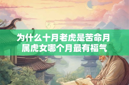 为什么十月老虎是苦命月 属虎女哪个月最有福气