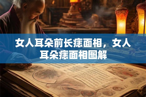 女人耳朵前长痣面相，女人耳朵痣面相图解
