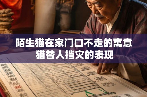 陌生猫在家门口不走的寓意 猫替人挡灾的表现 陌生猫在家门口不走的寓意 猫替人挡灾的表现