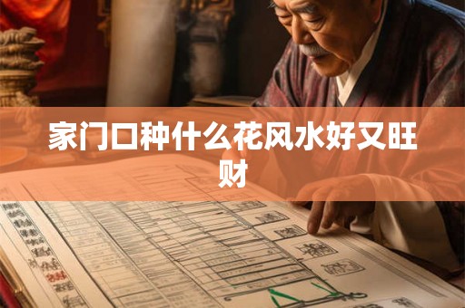 家门口种什么花风水好又旺财