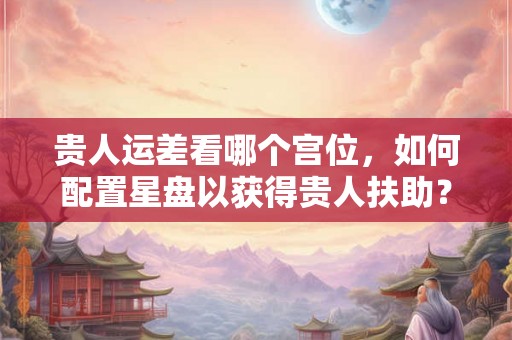贵人运差看哪个宫位,如何配置星盘以获得贵人扶助? 贵人运差看哪个宫位,如何配置星盘以获得贵人扶助?