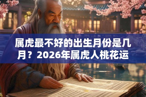 属虎最不好的出生月份是几月？2026年属虎人桃花运怎么样？