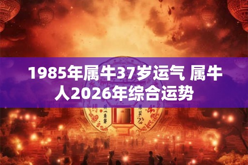 1985年属牛37岁运气 属牛人2026年综合运势