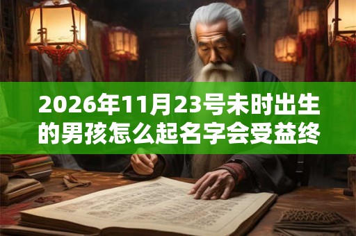 2026年11月23号未时出生的男孩怎么起名字会受益终生
