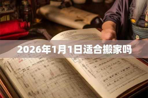 2026年1月1日适合搬家吗