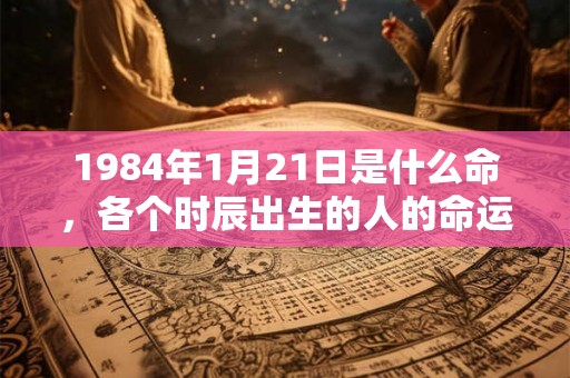1984年1月21日是什么命，各个时辰出生的人的命运