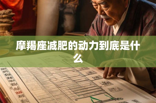 摩羯座减肥的动力到底是什么 摩羯座减肥的动力到底是什么