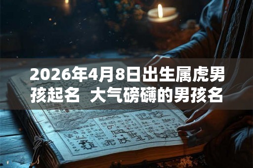 2026年4月8日出生属虎男孩起名 大气磅礴的男孩名字 2026年4月8日出生属虎男孩起名 大气磅礴的男孩名字