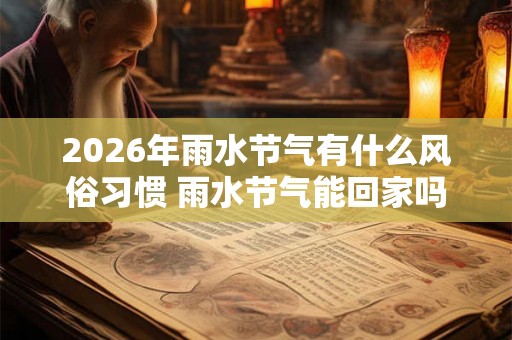 2026年雨水节气有什么风俗习惯 雨水节气能回家吗