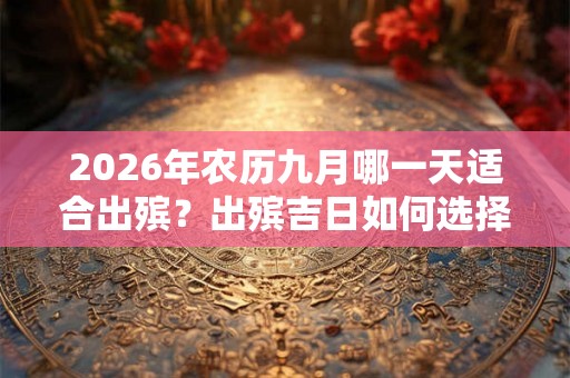 2026年农历九月哪一天适合出殡？出殡吉日如何选择？
