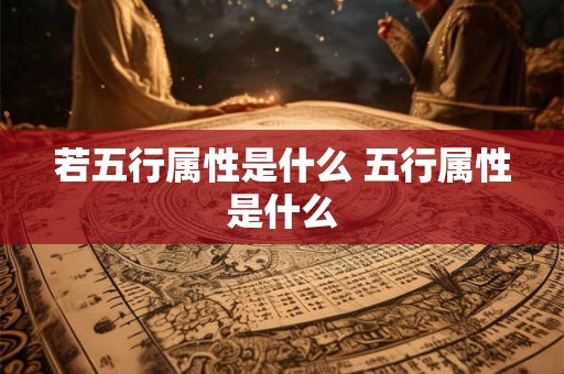 若五行属性是什么 五行属性是什么