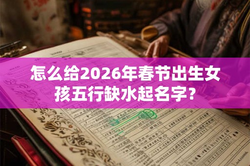 怎么给2026年春节出生女孩五行缺水起名字? 怎么给2026年春节出生女孩五行缺水起名字?