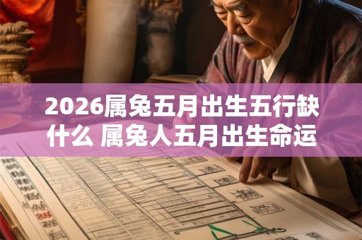 2026属兔五月出生五行缺什么 属兔人五月出生命运如何