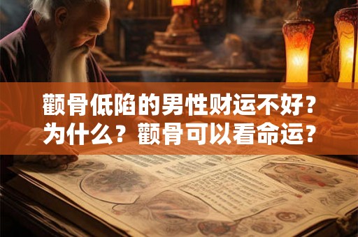 颧骨低陷的男性财运不好？为什么？颧骨可以看命运？