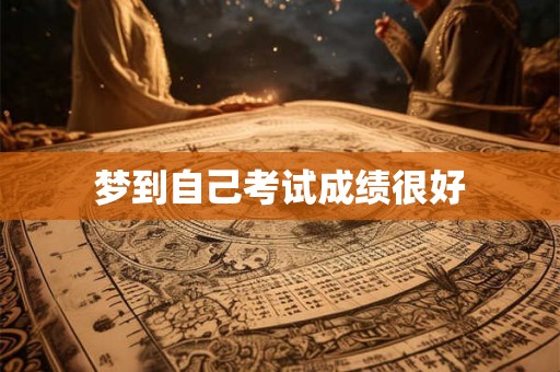 梦到自己考试成绩很好 梦到自己考试成绩很好