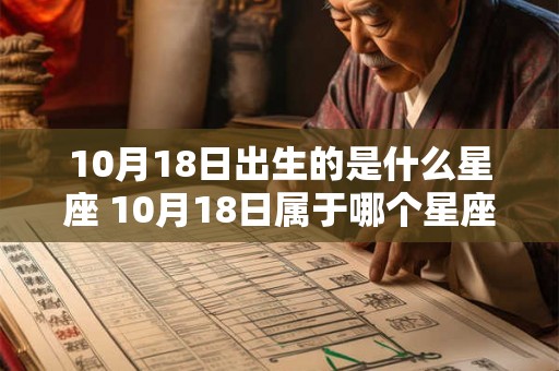 10月18日出生的是什么星座 10月18日属于哪个星座
