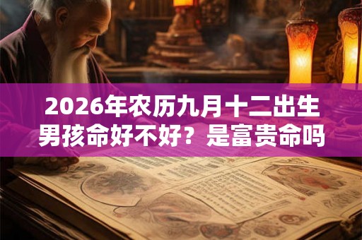 2026年农历九月十二出生男孩命好不好?是富贵命吗? 2026年农历九月十二出生男孩命好不好?是富贵命吗?