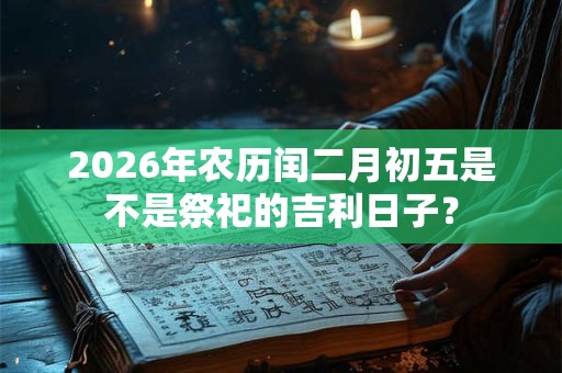 2026年农历闰二月初五是不是祭祀的吉利日子？