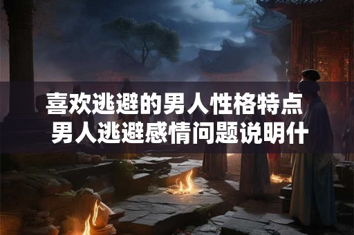 喜欢逃避的男人性格特点 男人逃避感情问题说明什么 喜欢逃避的男人性格特点 男人逃避感情问题说明什么