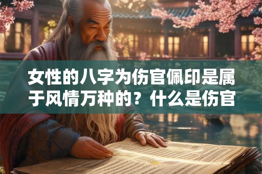 女性的八字为伤官佩印是属于风情万种的？什么是伤官？