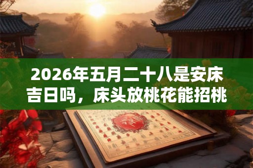 2026年五月二十八是安床吉日吗，床头放桃花能招桃花运吗