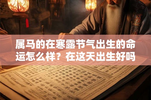 属马的在寒露节气出生的命运怎么样？在这天出生好吗？