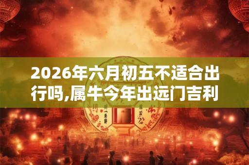 2026年六月初五不适合出行吗,属牛今年出远门吉利吗