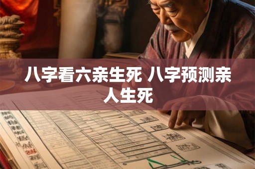 八字看六亲生死 八字预测亲人生死