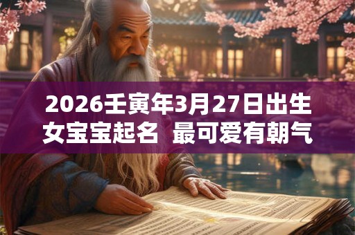 2026壬寅年3月27日出生女宝宝起名  最可爱有朝气的名字推荐