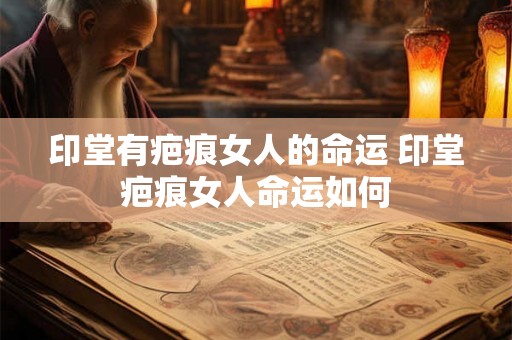 印堂有疤痕女人的命运 印堂疤痕女人命运如何