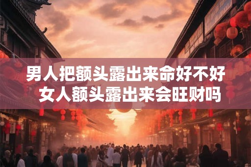 男人把额头露出来命好不好  女人额头露出来会旺财吗