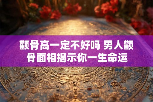 颧骨高一定不好吗 男人颧骨面相揭示你一生命运