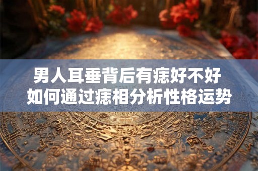 男人耳垂背后有痣好不好 如何通过痣相分析性格运势 男人耳垂背后有痣好不好 如何通过痣相分析性格运势