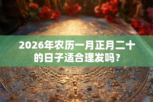2026年农历一月正月二十的日子适合理发吗？