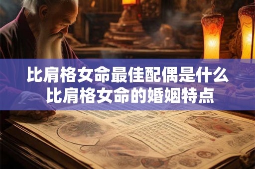 比肩格女命最佳配偶是什么 比肩格女命的婚姻特点