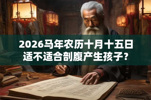2026马年农历十月十五日适不适合剖腹产生孩子？