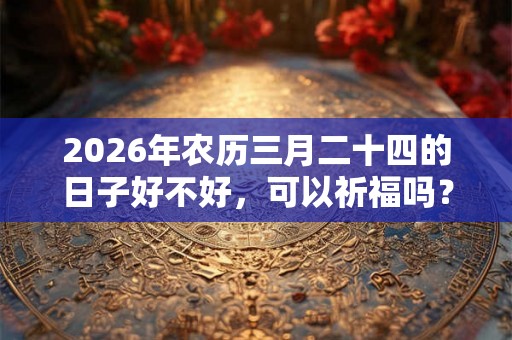 2026年农历三月二十四的日子好不好，可以祈福吗？