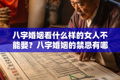 八字婚姻看什么样的女人不能娶？八字婚姻的禁忌有哪些？