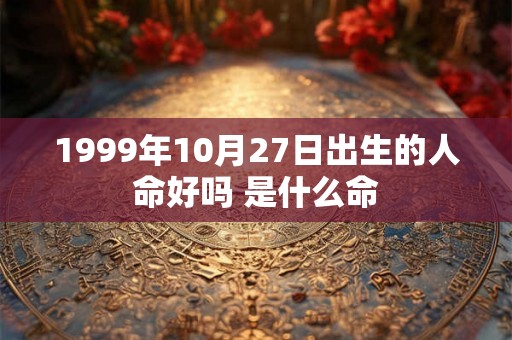 1999年10月27日出生的人命好吗 是什么命 1999年10月27日出生的人命好吗 是什么命