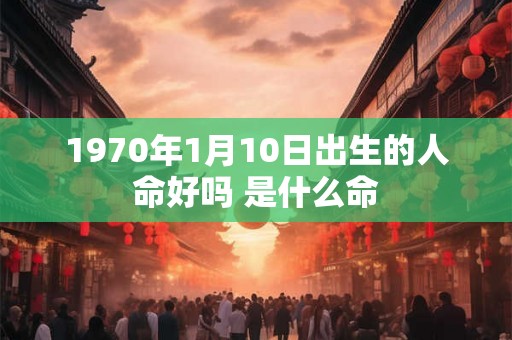1970年1月10日出生的人命好吗 是什么命