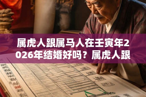 属虎人跟属马人在壬寅年2026年结婚好吗？属虎人跟属马人结婚好吗？