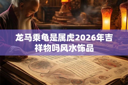 龙马乘龟是属虎2026年吉祥物吗风水饰品
