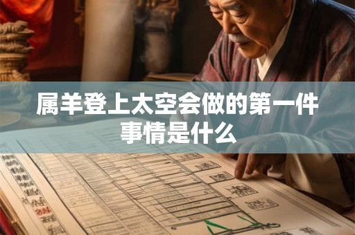 属羊登上太空会做的第一件事情是什么 属羊登上太空会做的第一件事情是什么