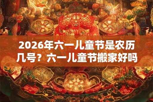 2026年六一儿童节是农历几号？六一儿童节搬家好吗？