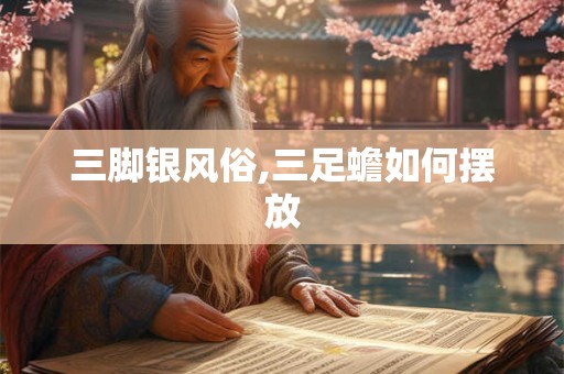 三脚银风俗,三足蟾如何摆放