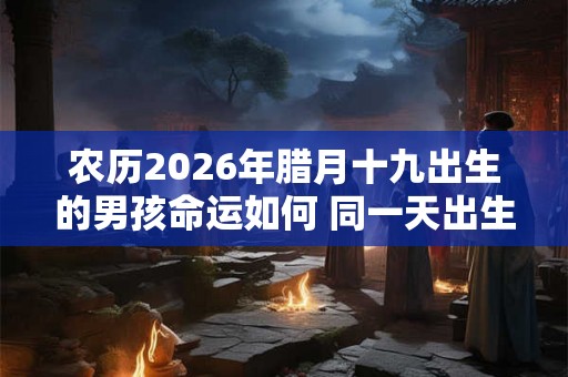农历2026年腊月十九出生的男孩命运如何 同一天出生的名人介绍