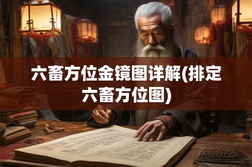 六畜方位金镜图详解(排定六畜方位图)